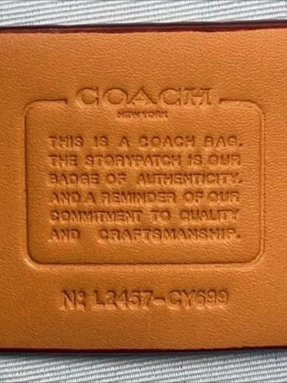 Coach Rowan Satchel Bag In Signature Denim Canvas NWT CY699 - Picture 5 of 6
